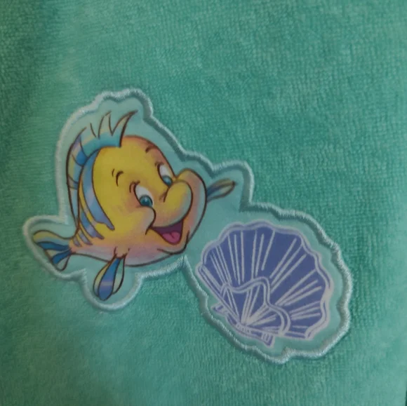 Disney Little Mermaid Girls Aqua Tankini with Ariel Accent - Picture 4 of 10